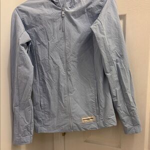 Light Blue Zip-Up Jacket